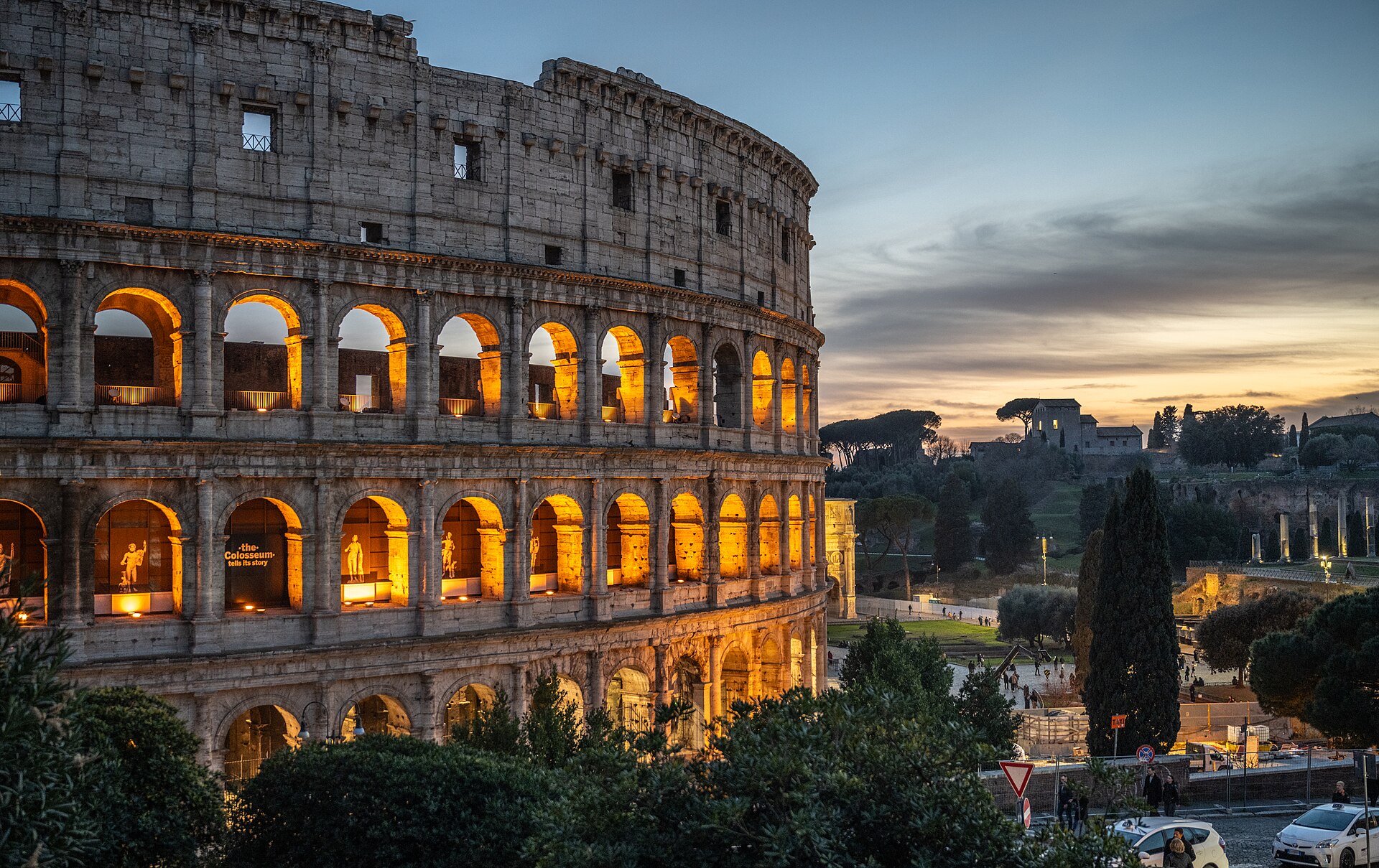 The Colosseum in Rome, the headline shore excursion from the Civitavecchia cruise port